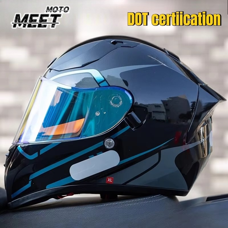 Modular Flip Up Motorcycle Helmet Dot Approved - TORC T18 Motosiklet Kaskları Çift Vizörlü