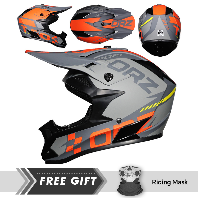 Quick Release Buckle Motorcycle Helmet - Off Road kask göz yüz koruma