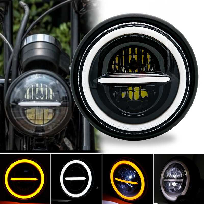 Universal Motorcycle Led Headlight Projector - Evrensel 7.5 