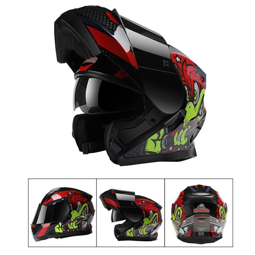 Tam Yüz ADV Motosiklet Çift Vi - Dual Visor Motorcycle Racing Helmet incelemesi ve fiyatı