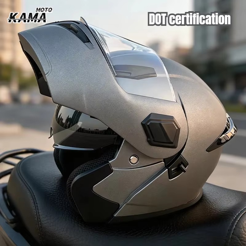 Katlanabilir, Modüler Motosikl - Modular Flip Up Motorcycle Helmet Dot Approved incelemesi ve fiyatı