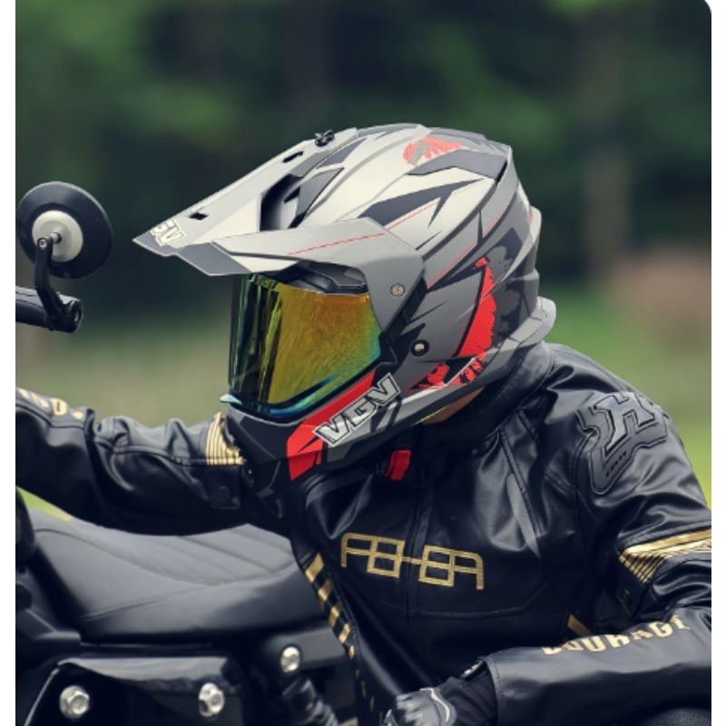 VGV Motocross ECE DOT Sertifik - Full Face Motorcycle Helmet With Bluetooth incelemesi ve fiyatı