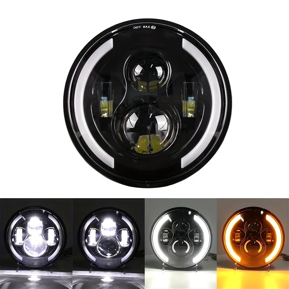 TCYATO 50W 7 inç (17,78 cm) LE - Universal Motorcycle Led Headlight Projector incelemesi ve fiyatı