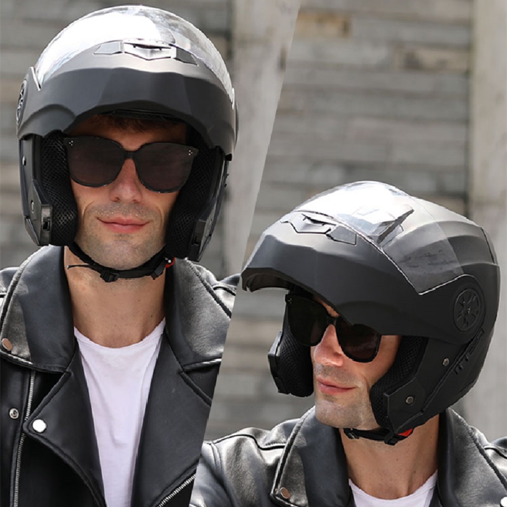 Kişiselleştirilmiş tam yüz Cas - Full Face Motorcycle Helmet With Bluetooth incelemesi ve fiyatı